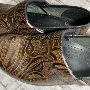🍭DANSKO Genuine Brown Leather Clog